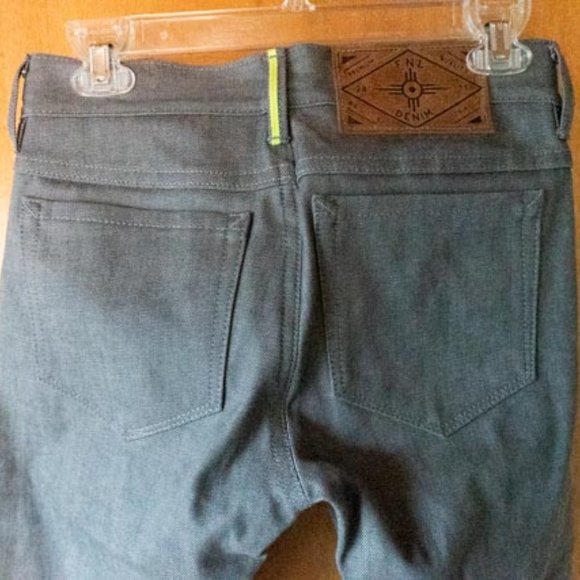 FNL Denim Premium Quality 2011 No.150 Gray Button Fly Jeans mens 30/32 - Picture 11 of 16